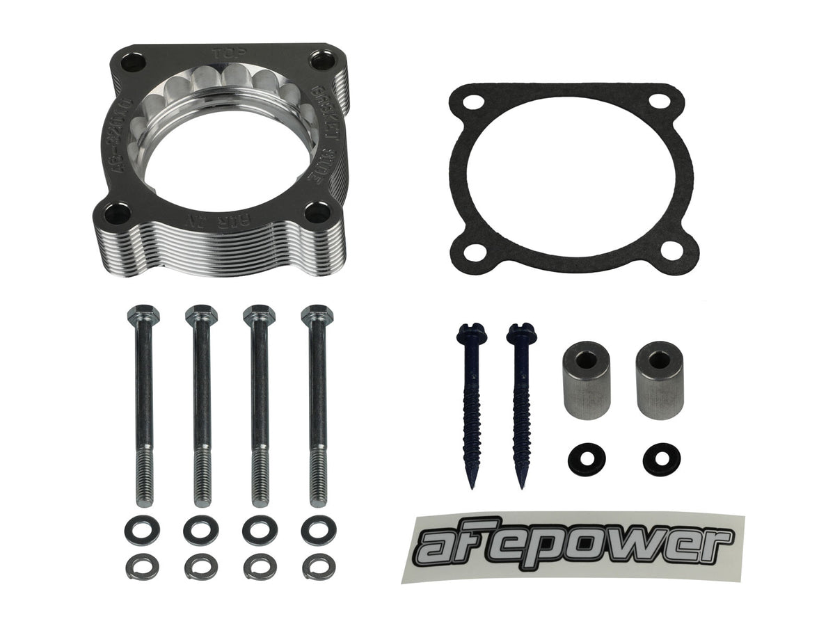 Silver Bullet Throttle Body Spacer Kit Dodge Dakota/Ram 07-12 V6-3.7L aFe Power-3