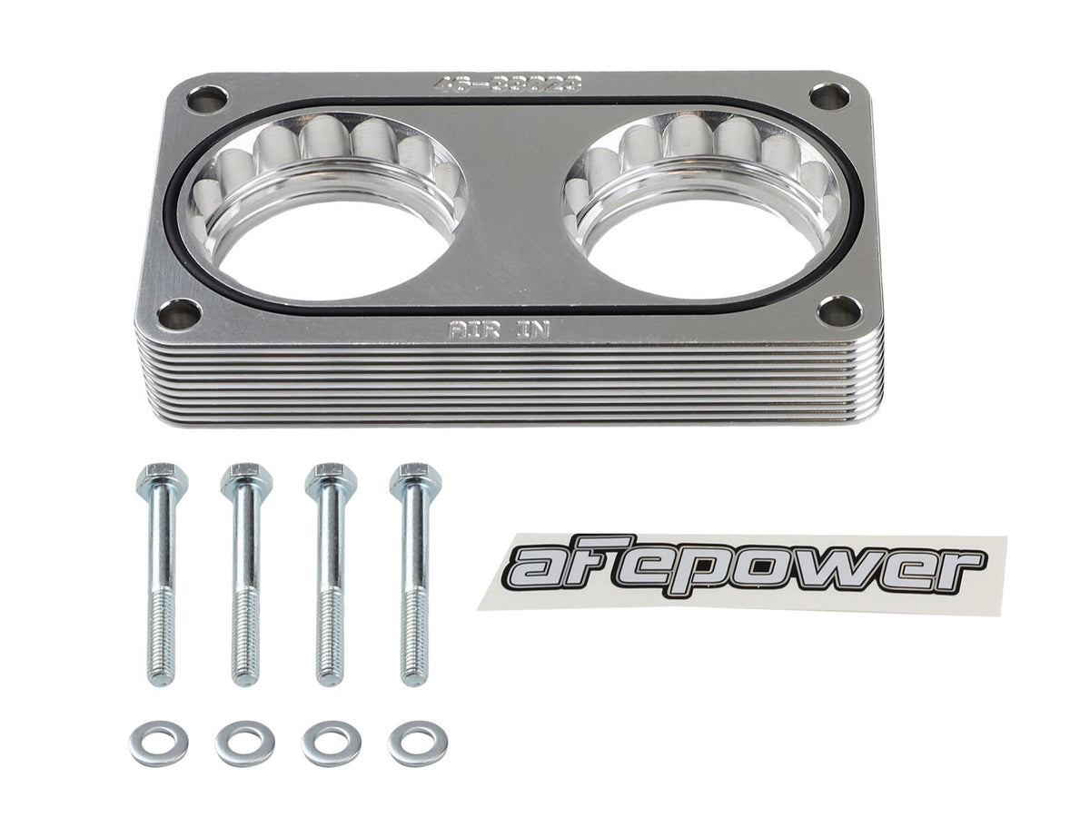 Silver Bullet Throttle Body Spacer Kit Ford Trucks 05-10 V10-6.8L aFe Power-1