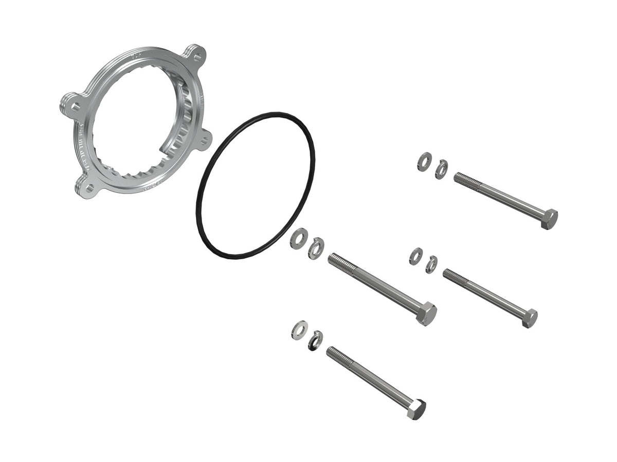 Silver Bullet Throttle Body Spacer Kit Ford Super Duty 23-25 V8-7.3L aFe Power-1