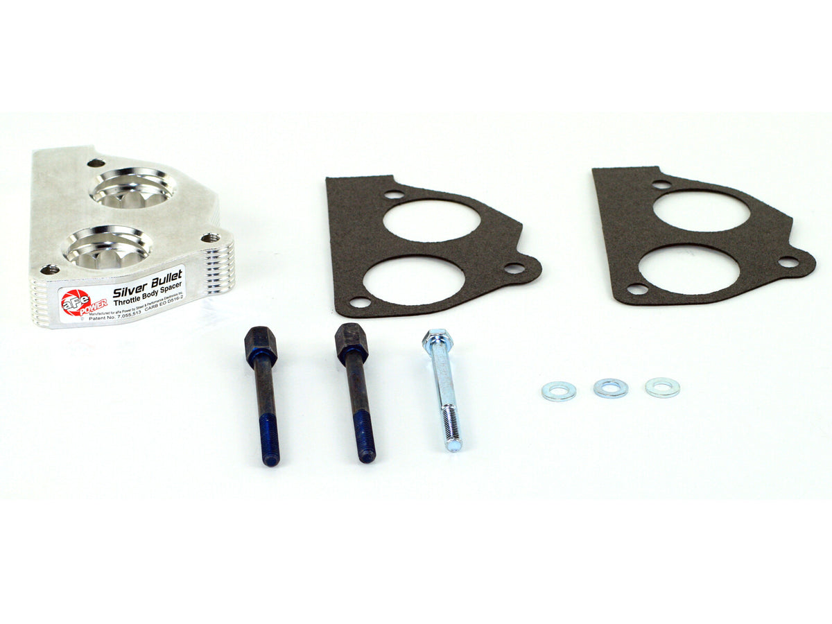 Silver Bullet Throttle Body Spacer Kit GM C/K 1500/2500/3500 87-95 V6-4.3L/V8-5.0/5.7L aFe Power-1