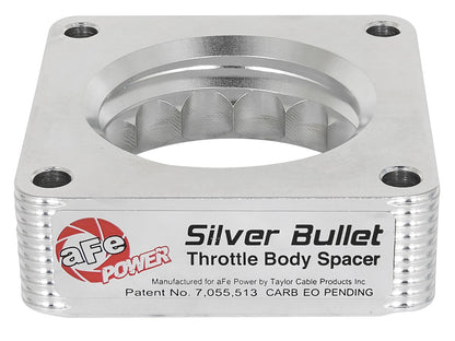Silver Bullet Throttle Body Spacer Kit Nissan 350Z 03-06/Alitima 03-05/Infiniti G35 03-07 V6-3.5L (VQ35DE) aFe Power-2