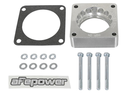 Silver Bullet Throttle Body Spacer Kit Nissan 350Z 03-06/Alitima 03-05/Infiniti G35 03-07 V6-3.5L (VQ35DE) aFe Power-5