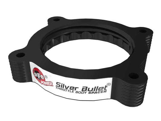 Silver Bullet Throttle Body Spacer Kit Black Nissan Frontier 20-26 V6-3.8L aFe Power