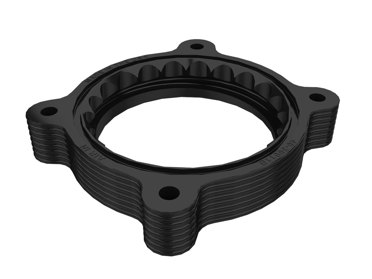 Silver Bullet Throttle Body Spacer Kit Black Nissan Frontier 20-26 V6-3.8L aFe Power-2