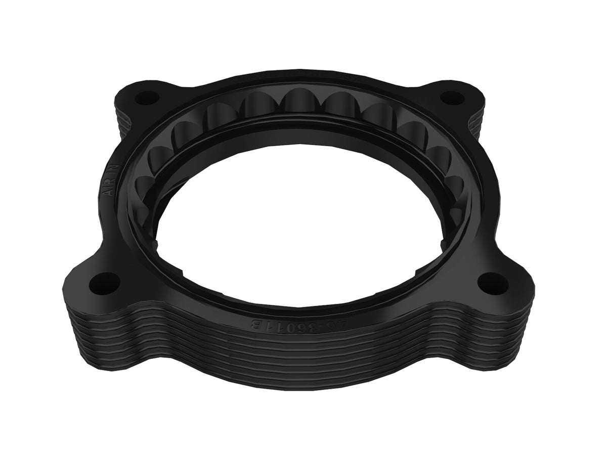 Silver Bullet Throttle Body Spacer Kit Black Nissan Frontier 20-26 V6-3.8L aFe Power-3