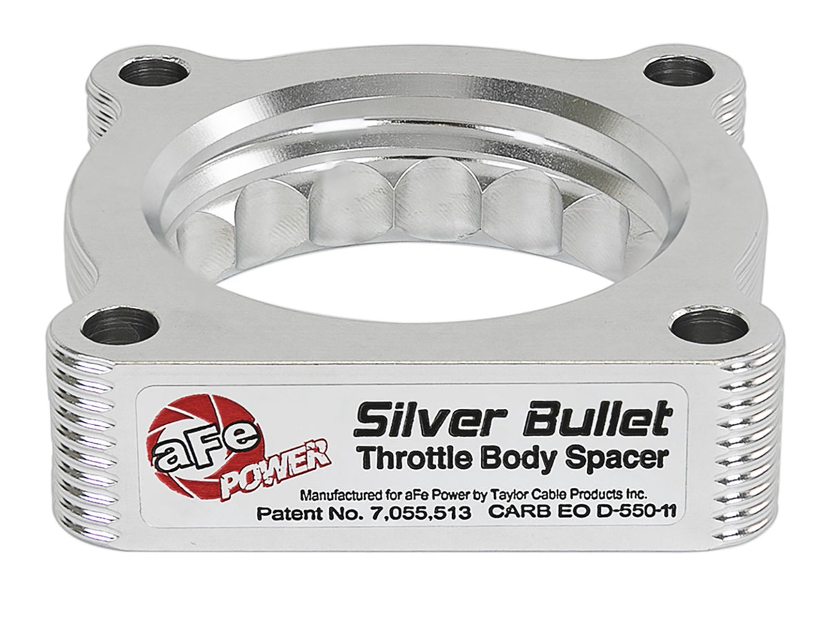 Silver Bullet Throttle Body Spacer Kit Toyota Tacoma 05-15 V6-4.0L aFe Power-2
