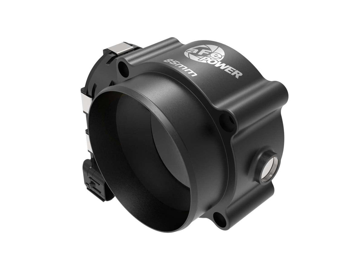 85mm Throttle Body Ford Mustang GT 18-25 V8-5.0L Flex Fuel Black aFe Power