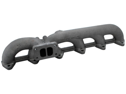 BladeRunner Ported Ductile Iron Exhaust Manifold Dodge Diesel Trucks 03-07 L6-5.9L (td) aFe Power-3
