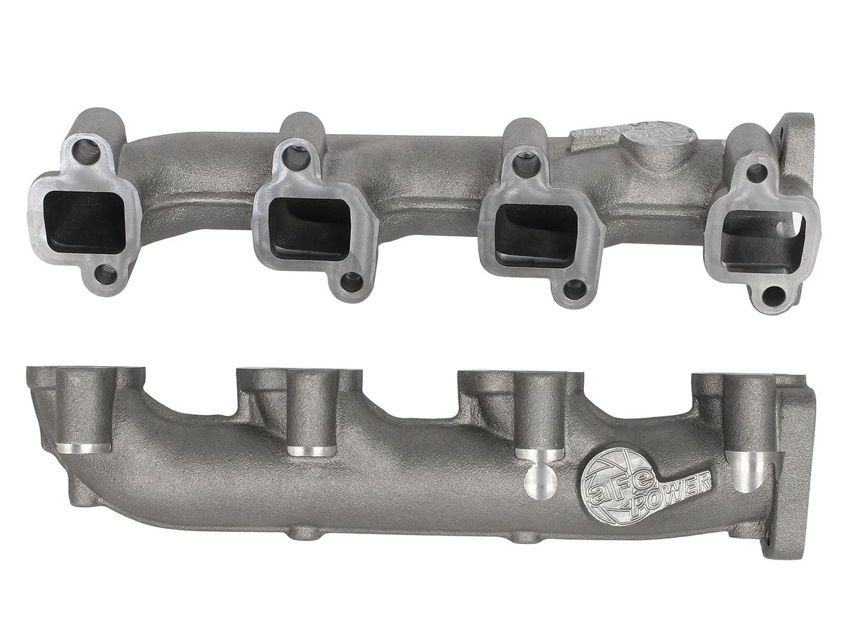 BladeRunner Ported Ductile Iron Exhaust Manifold GM Diesel Trucks 01-16 V8-6.6L (td) Lly/Lbz/Lmm/Lml aFe Power-1