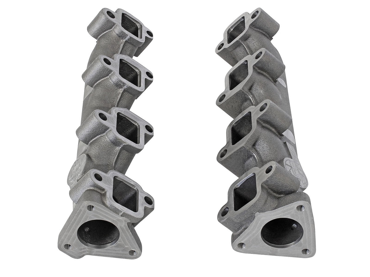 BladeRunner Ported Ductile Iron Exhaust Manifold GM Diesel Trucks 01-16 V8-6.6L (td) Lly/Lbz/Lmm/Lml aFe Power-2