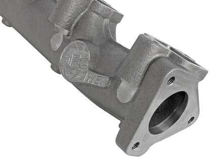 BladeRunner Ported Ductile Iron Exhaust Manifold GM Diesel Trucks 01-16 V8-6.6L (td) Lly/Lbz/Lmm/Lml aFe Power-3