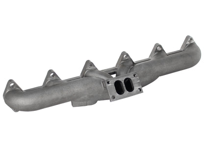 BladeRunner Ported Ductile Iron Exhaust Manifold Dodge Diesel Trucks 98.5-02 L6-5.9L (td) aFe Power-2