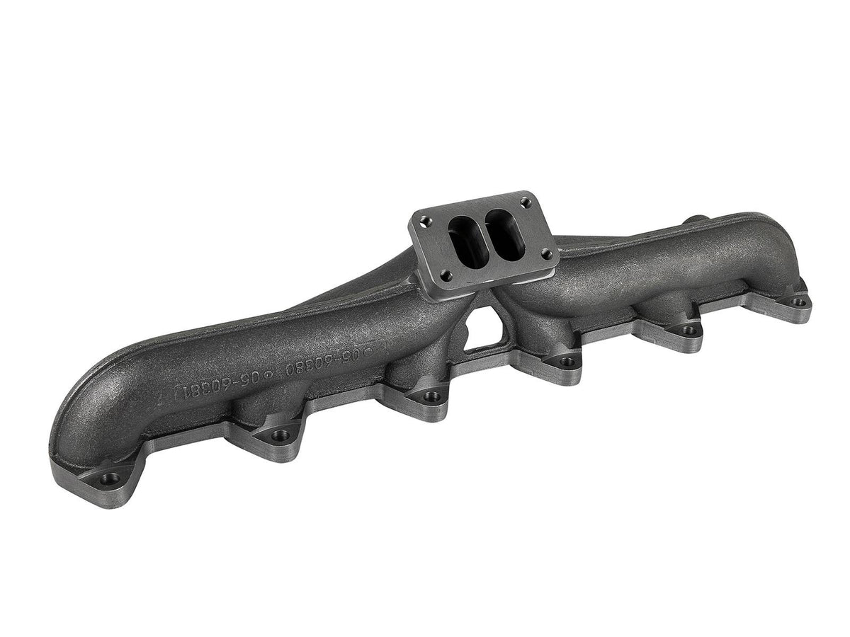 BladeRunner Ported Ductile Iron Exhaust Manifold Dodge Diesel Trucks 94-98 L6-5.9L (td) aFe Power-3
