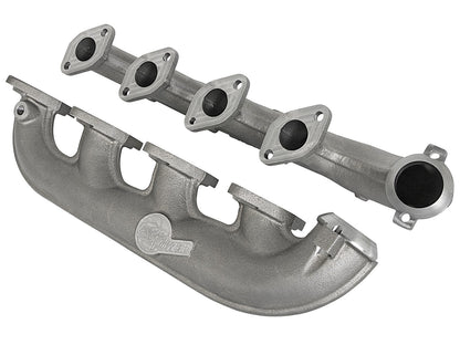 BladeRunner Ported Ductile Iron Exhaust Manifold Ford Diesel Trucks 03-07 V8-6.0L (td) aFe Power