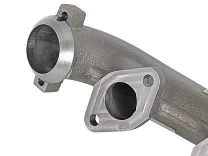 BladeRunner Ported Ductile Iron Exhaust Manifold Ford Diesel Trucks 03-07 V8-6.0L (td) aFe Power-2