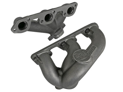 BladeRunner Ported Ductile Iron Exhaust Manifold Jeep Wrangler (JK) 07-11 V6-3.8L aFe Power