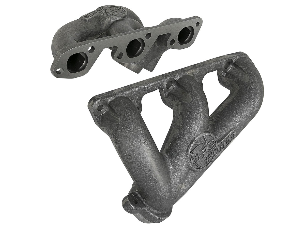 BladeRunner Ported Ductile Iron Exhaust Manifold Jeep Wrangler (JK) 07-11 V6-3.8L aFe Power-1
