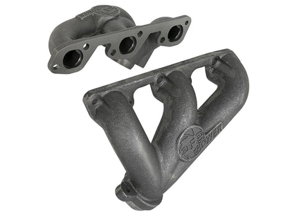 BladeRunner Ported Ductile Iron Exhaust Manifold Jeep Wrangler (JK) 07-11 V6-3.8L aFe Power-1