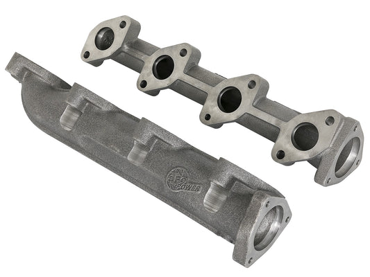 BladeRunner Ported Ductile Iron Exhaust Manifold Ford Diesel Trucks 08-10 V8-6.4L (td) aFe Power
