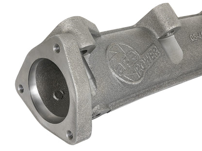 BladeRunner Ported Ductile Iron Exhaust Manifold Ford Diesel Trucks 08-10 V8-6.4L (td) aFe Power-2