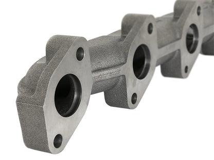 BladeRunner Ported Ductile Iron Exhaust Manifold Ford Diesel Trucks 08-10 V8-6.4L (td) aFe Power-3