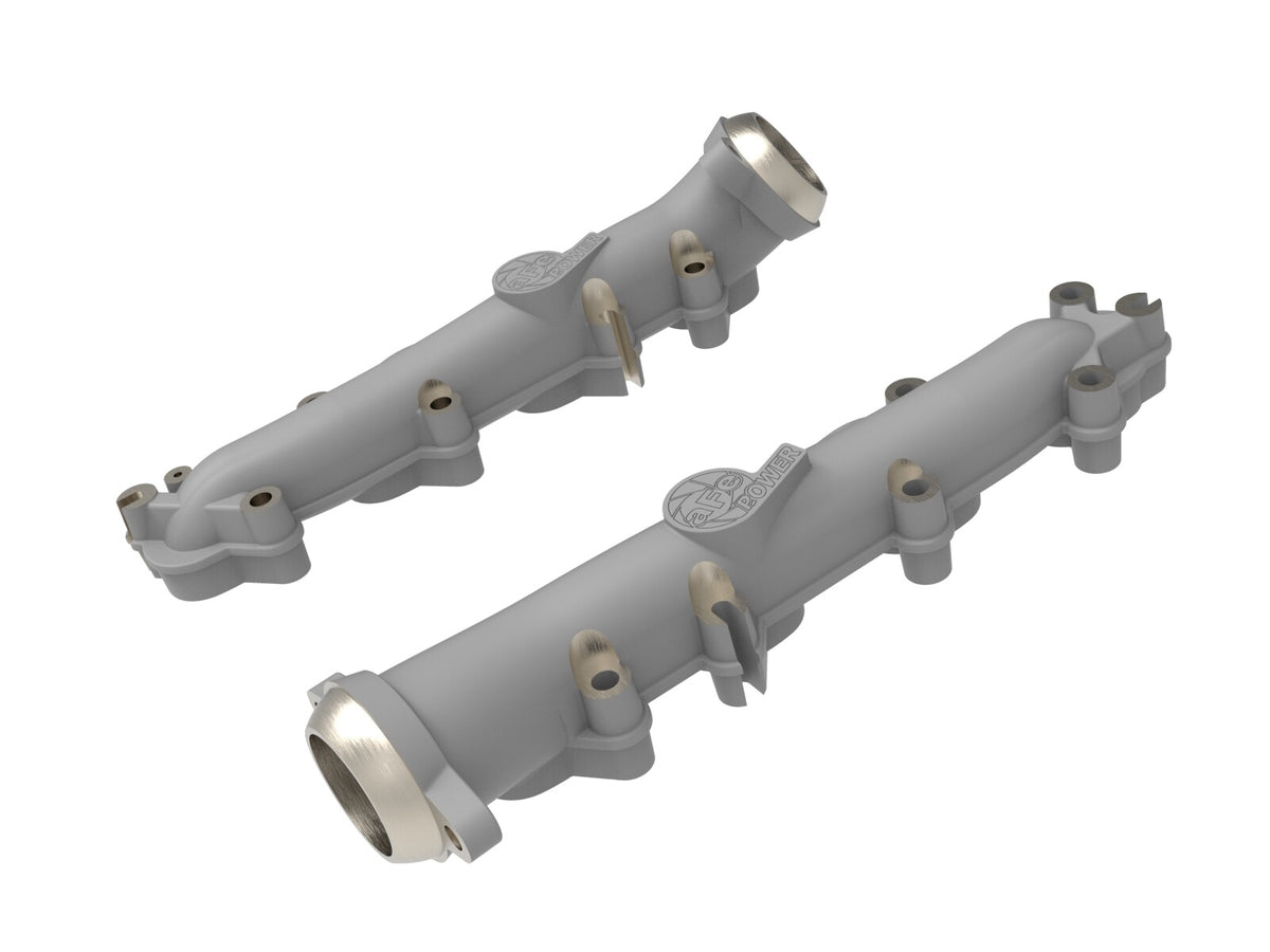BladeRunner Ported Ductile Iron Exhaust Manifold Dodge/Ram 1500 09-18/Ram 1500 Classic 19-24 V8-5.7L Hemi aFe Power-1