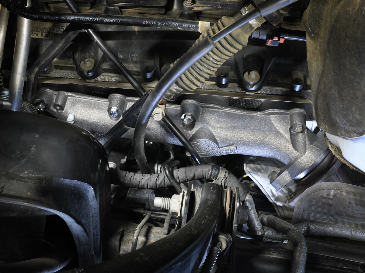BladeRunner Ported Ductile Iron Exhaust Manifold Dodge/Ram 1500 09-18/Ram 1500 Classic 19-24 V8-5.7L Hemi aFe Power-2