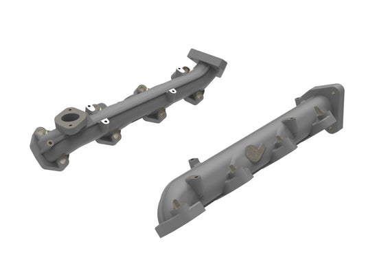 BladeRunner Ported Ductile Iron Exhaust Manifold Ford Diesel Trucks 11-14 V8-6.7L (td) aFe Power