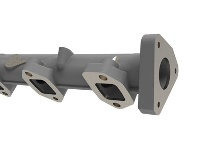 BladeRunner Ported Ductile Iron Exhaust Manifold Ford Diesel Trucks 11-14 V8-6.7L (td) aFe Power-2