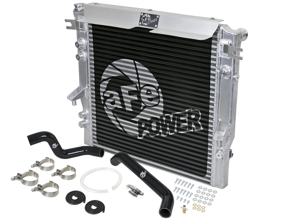 BladeRunner GT Series Bar and Plate Radiator w/ Hoses Jeep Wrangler (JK) 07-11 V6-3.8L aFe Power