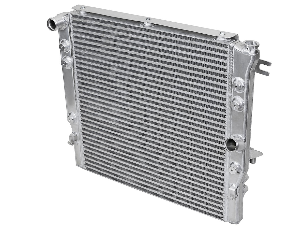 BladeRunner GT Series Bar and Plate Radiator w/ Hoses Jeep Wrangler (JK) 07-11 V6-3.8L aFe Power-1