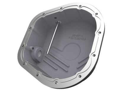 Pro Series Differential Cover Black w/ Machined Fins Ford F-250/F-350/Excursion 86-26 V8 (td) (10.25/10.50-12) aFe Power-3