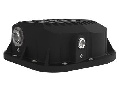Pro Series Differential Cover Black w/ Machined Fins Ford F-250/F-350/Excursion 86-26 V8 (td) (10.25/10.50-12) aFe Power-4