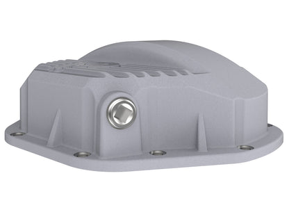 Street Series Rear Differential Cover Raw w/ Machined Fins Dodge Diesel Trucks 94-02 / Ford Diesel Trucks 99-07 aFe Power-3