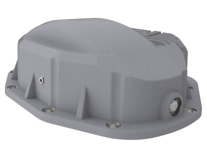 Street Series Rear Differential Cover Raw w/ Machined Fins Dodge Diesel Trucks 94-02 / Ford Diesel Trucks 99-07 aFe Power-4