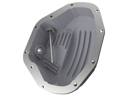 Pro Series Rear Differential Cover Black w/ Machined Fins Dodge Diesel Trucks 94-02 / Ford Diesel Trucks 99-07 aFe Power-5