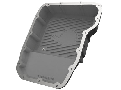 Pro Series Transmission Pan Black w/ Machined Fins Dodge Diesel Trucks 07.5-12 L6-6.7L (td) aFe Power-2