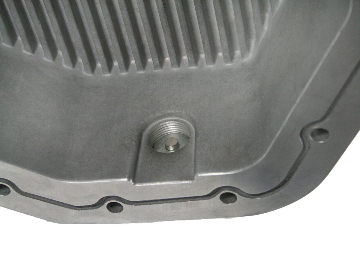 Pro Series Rear Differential Cover Kit Black w/ Machined Fins & Gear Oil Dodge Diesel Trucks 03-05 L6-5.9L (td) aFe Power-3