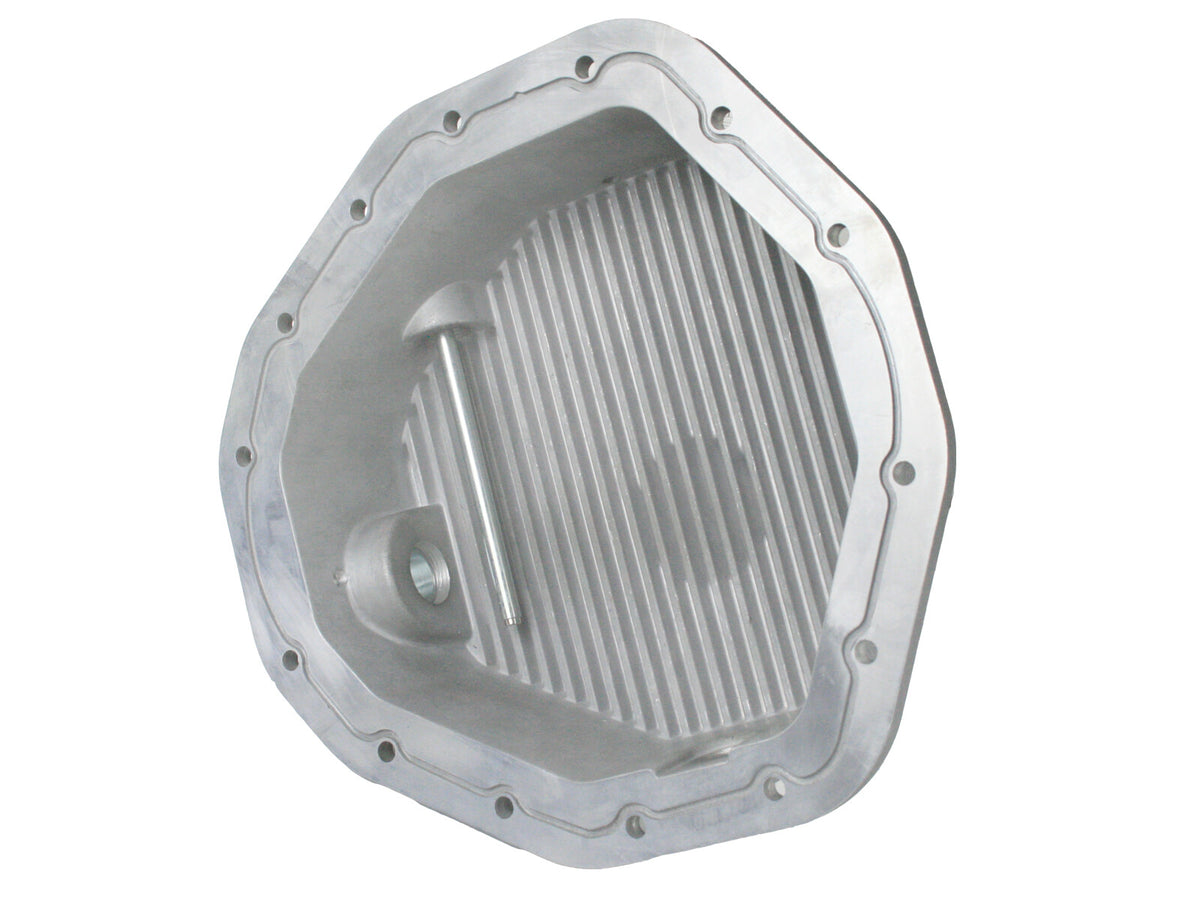 Pro Series Rear Differential Cover Black w/ Machined Fins Dodge Diesel Trucks 03-05 L6-5.9L (td) aFe Power-1