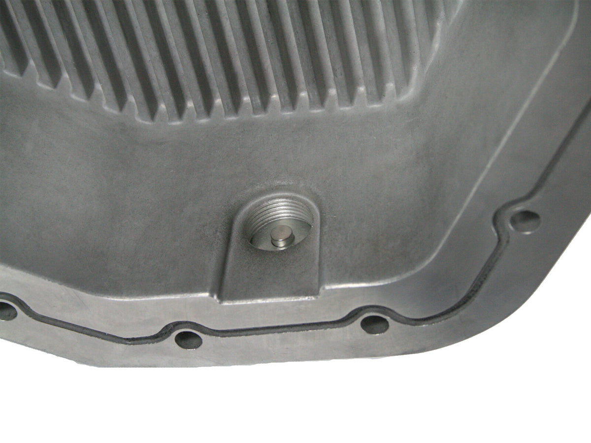 Pro Series Rear Differential Cover Black w/ Machined Fins Dodge Diesel Trucks 03-05 L6-5.9L (td) aFe Power-2