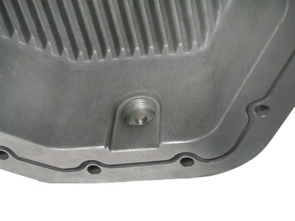 Pro Series Rear Differential Cover Black w/ Machined Fins Dodge Diesel Trucks 03-05 L6-5.9L (td) aFe Power-2