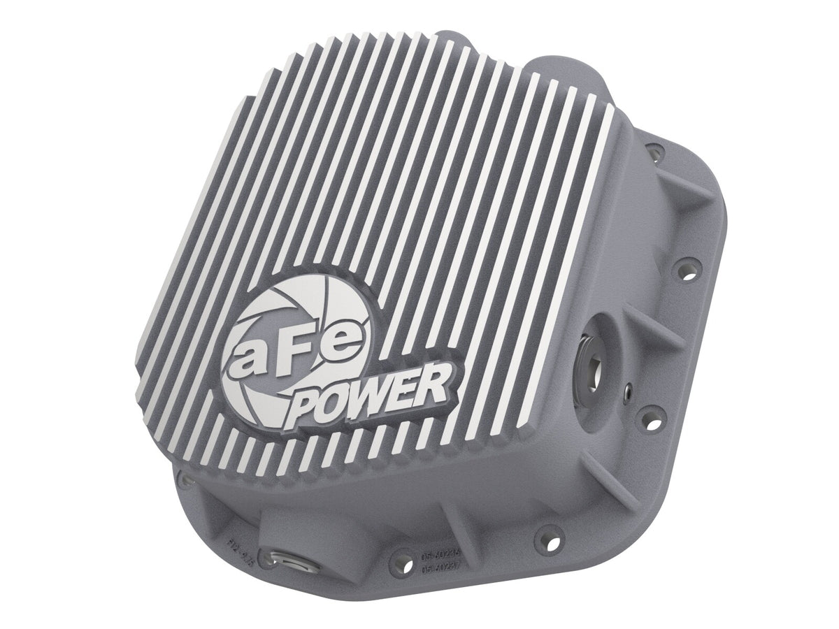 Street Series Rear Differential Cover Raw w/ Machined Fins Ford F-150 97-23 (9.75-12) aFe Power