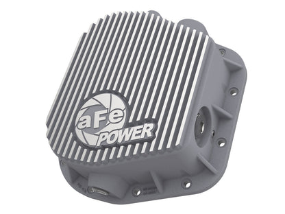 Street Series Rear Differential Cover Raw w/ Machined Fins Ford F-150 97-23 (9.75-12) aFe Power