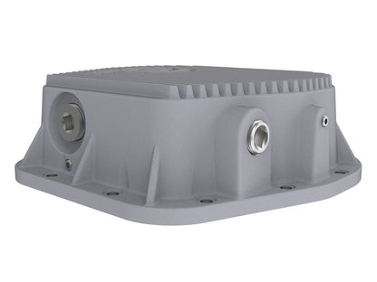 Street Series Rear Differential Cover Raw w/ Machined Fins Ford F-150 97-23 (9.75-12) aFe Power-2