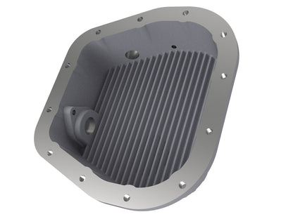 Street Series Rear Differential Cover Raw w/ Machined Fins Ford F-150 97-23 (9.75-12) aFe Power-4
