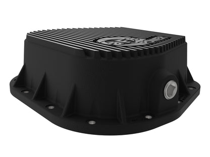 Pro Series Rear Differential Cover Black w/ Machined Fins Ford F-150 97-23 (9.75-12) aFe Power-3