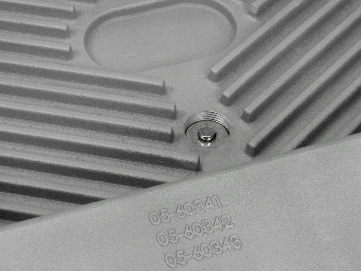 Street Series Transmission Pan Raw w/ Machined Fins Ford Super Duty Trucks 11-21 (6R140 Transmission) aFe Power-3