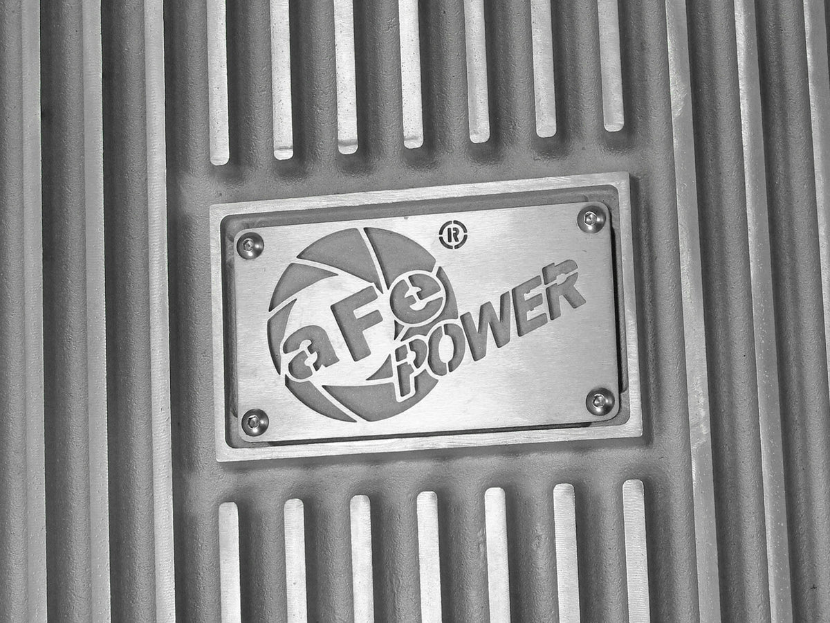 Street Series Transmission Pan Raw w/ Machined Fins Ford Super Duty Trucks 11-21 (6R140 Transmission) aFe Power-6
