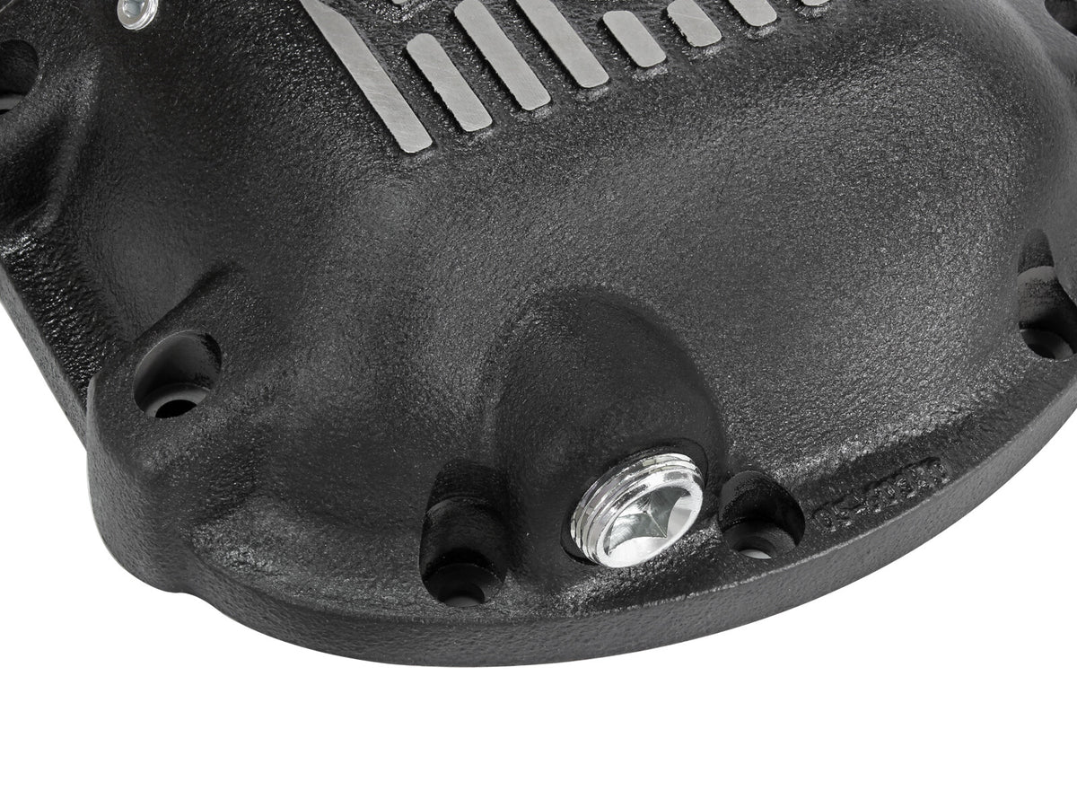 Pro Series Rear Differential Cover Black w/ Machined Fins Jeep Wrangler (TJ/JK) 97-18 Dana 30 aFe Power-3