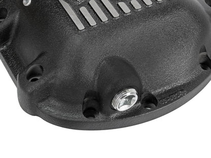Pro Series Rear Differential Cover Black w/ Machined Fins Jeep Wrangler (TJ/JK) 97-18 Dana 30 aFe Power-3